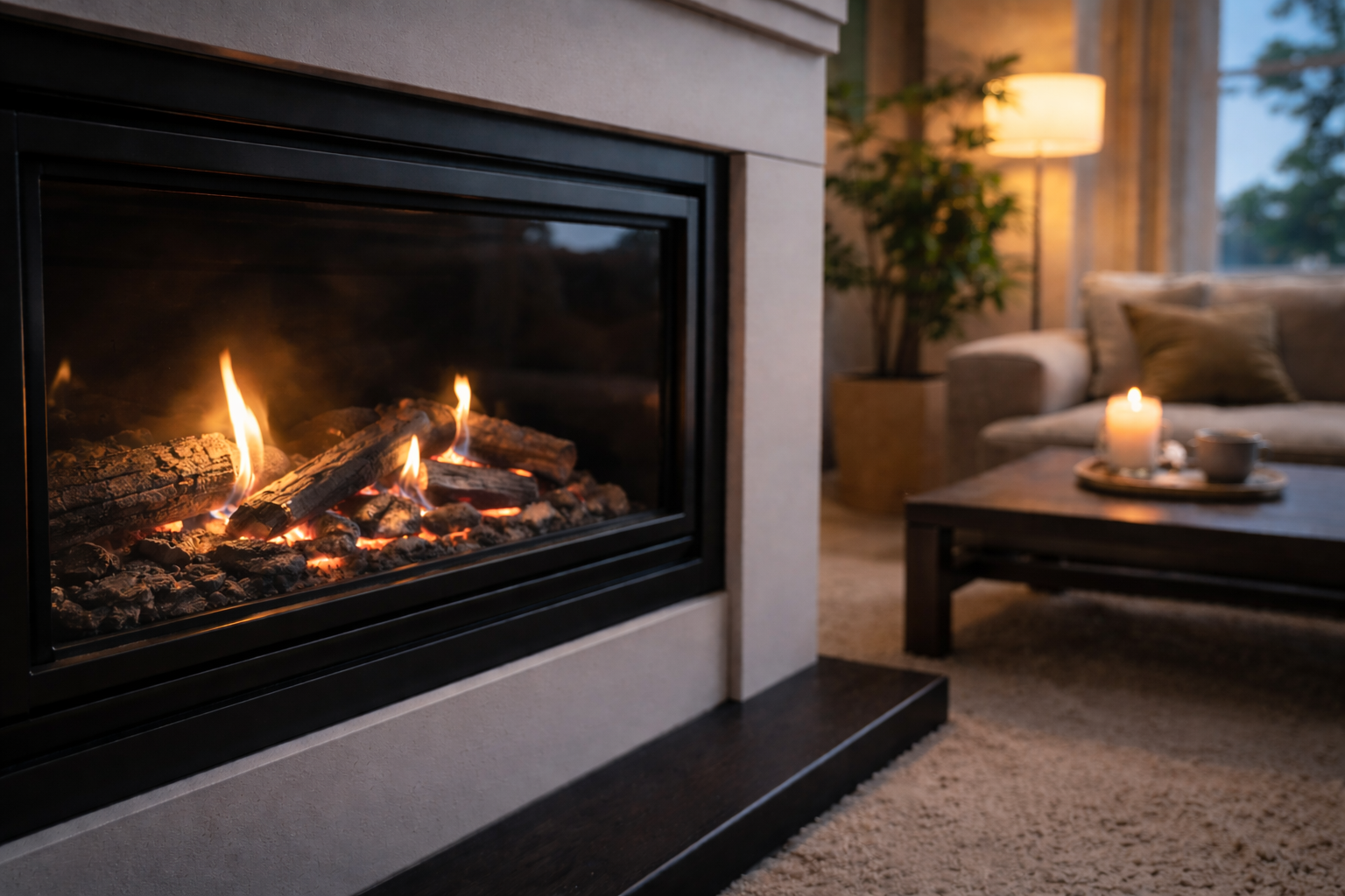 Gas fireplace turns off by itself