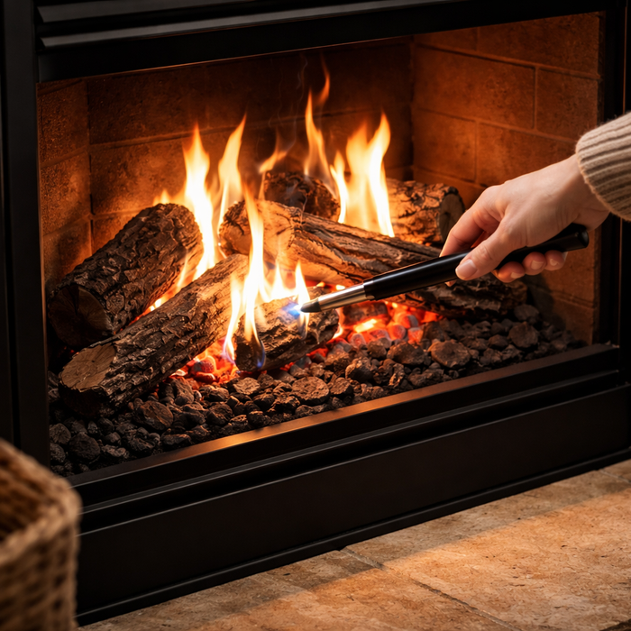 How to light a gas fireplace