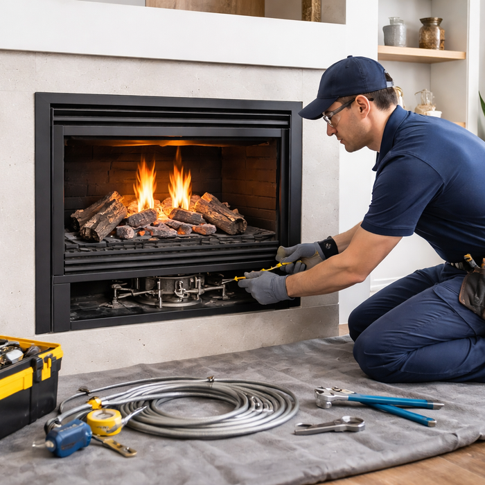 Gas Fireplace Installation