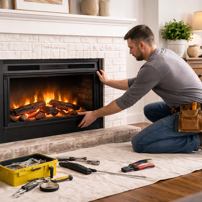  install electric fireplace insert