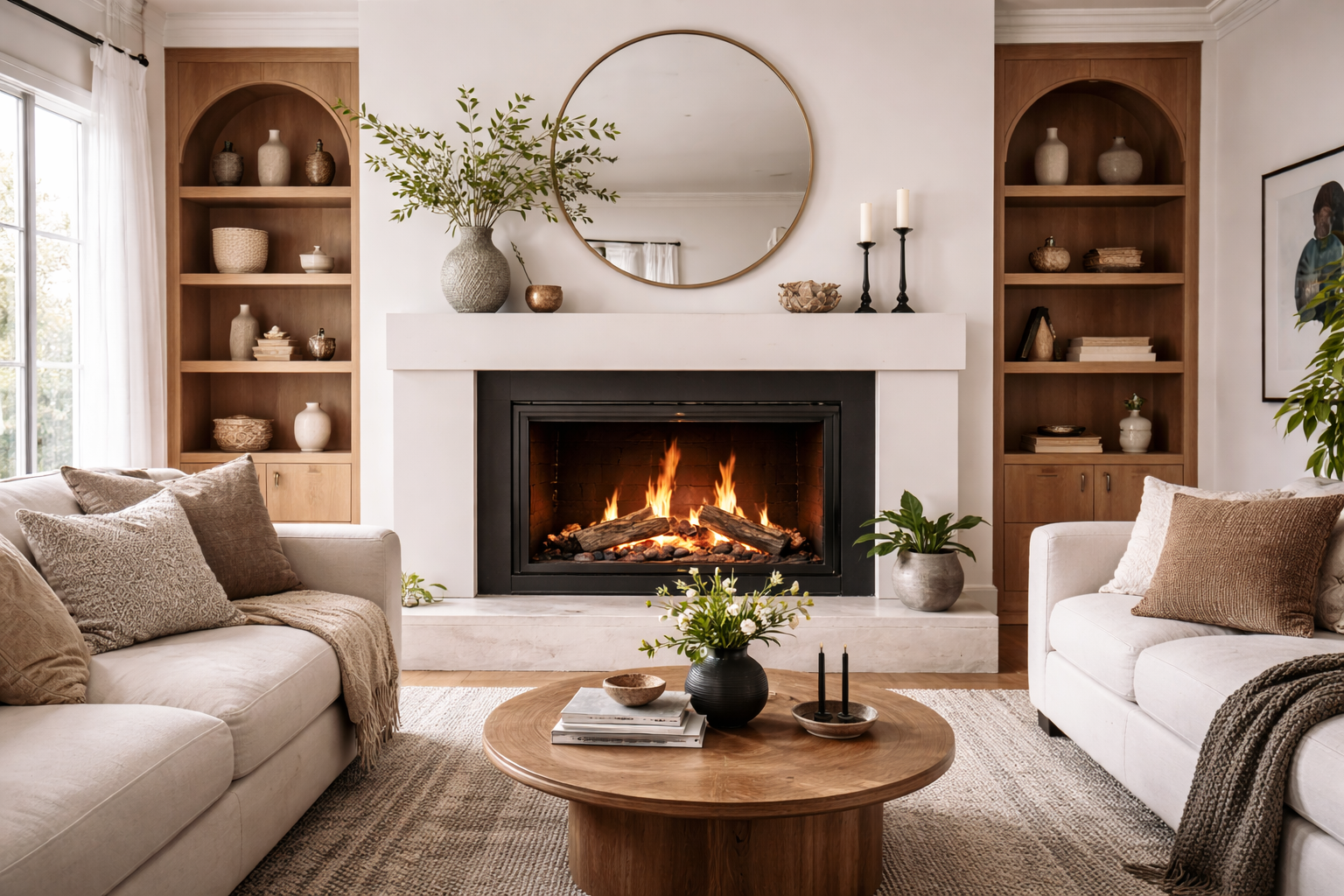 Modern Fireplace Decor Ideas
