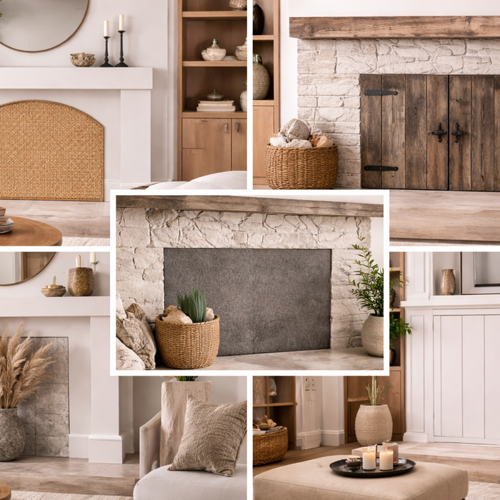 Creative Fireplace Cover Ideas