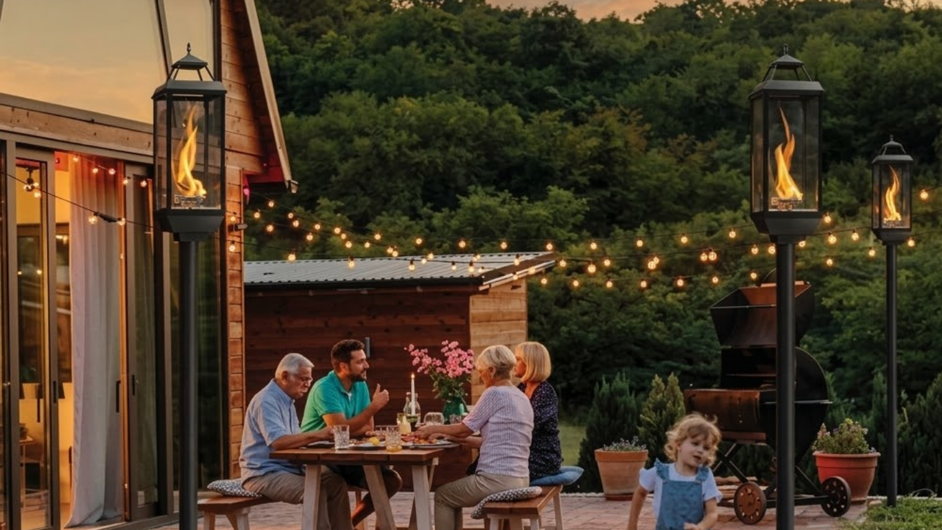 Find the Perfect Gas Lanterns and Torches for Your Patio