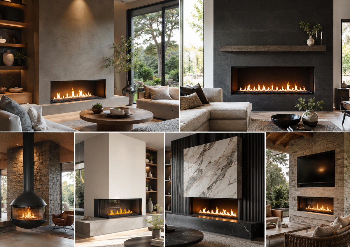 Top Fireplace Trends for Builders in 2026 — The Torch Guys