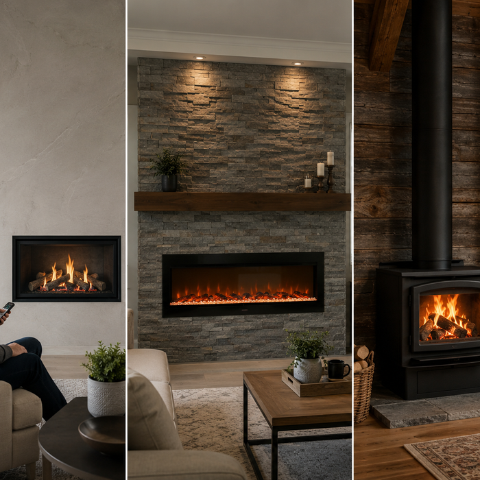 Gas vs Electric vs Wood Fireplace: Which Is Best for New Construction?