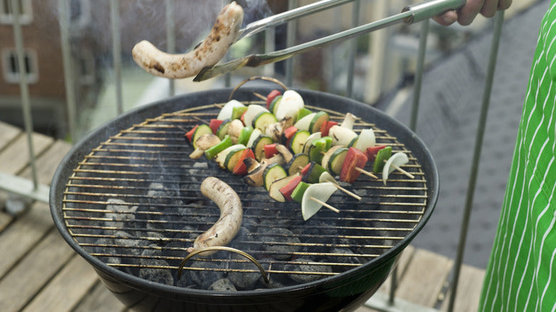 are electric grills allowed on balconies