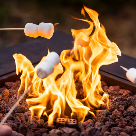 can you roast marshmallows on a gas fire pit