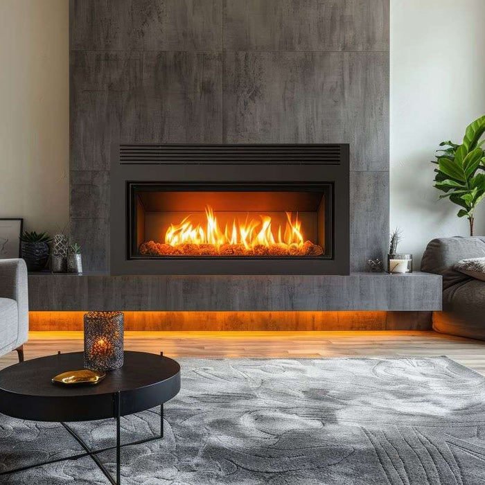 how high should an electric fireplace be from the floor