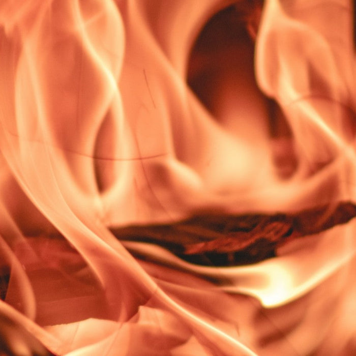 how hot does a wood burning fireplace get