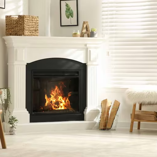 how to clean a ventless gas fireplace