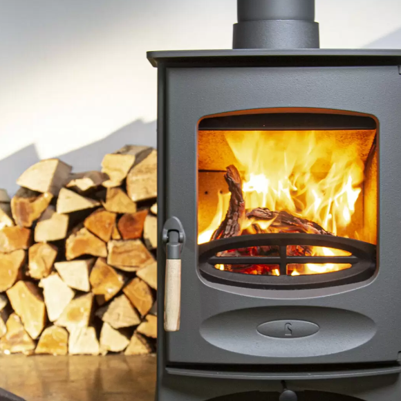 how to clean a wood burning stove exterior