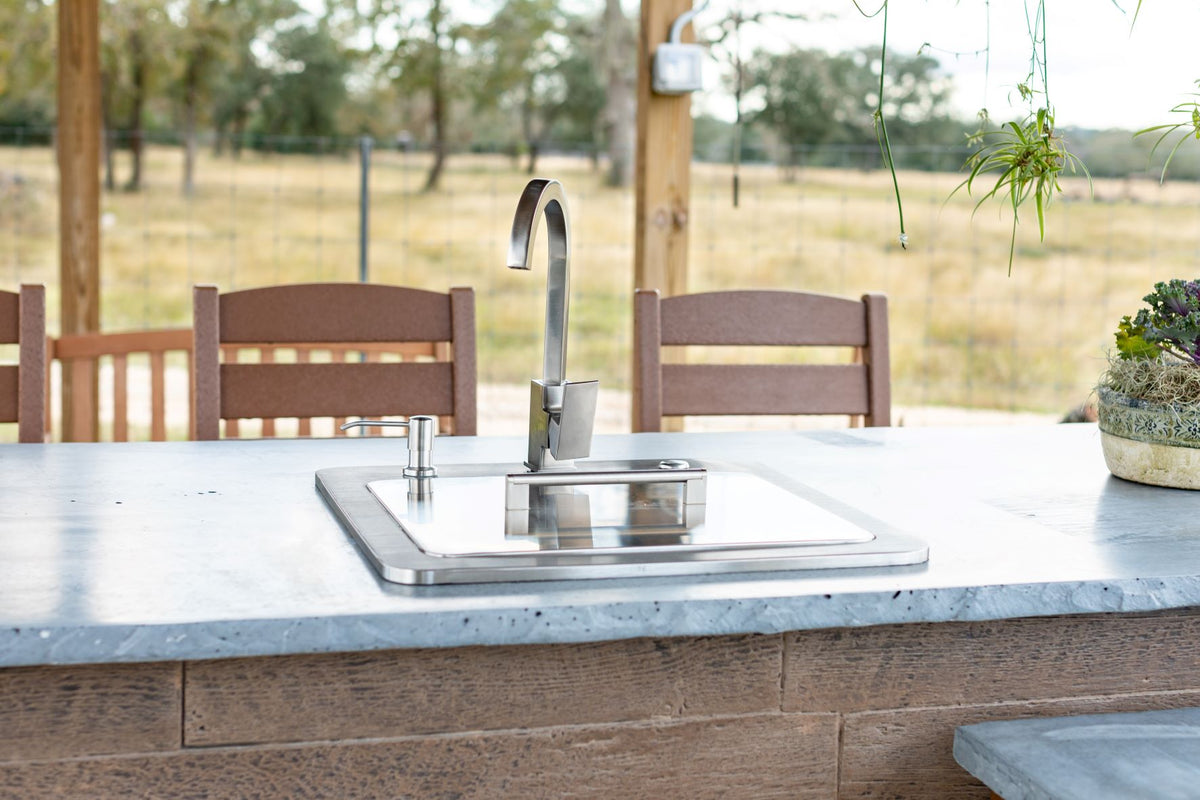 How to Drain Outdoor Kitchen Sink Pro Solutions — The Torch Guys