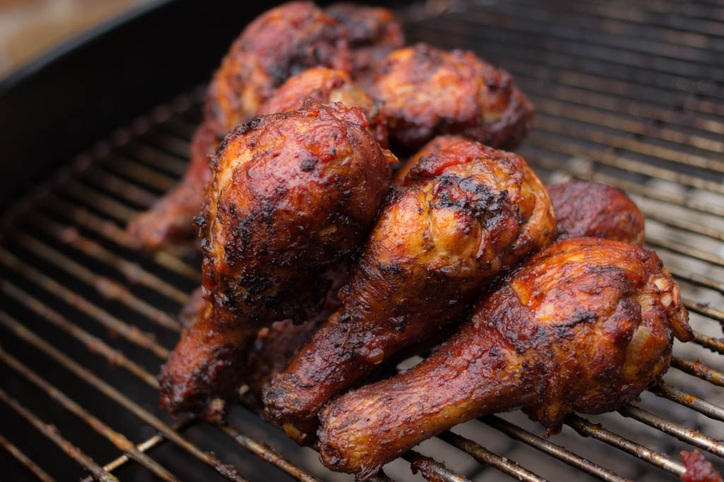 how to grill chicken legs on charcoal grill