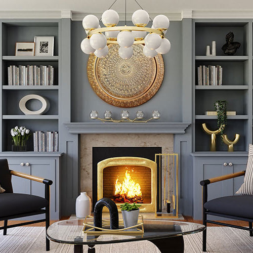 how to remove a fireplace mantel