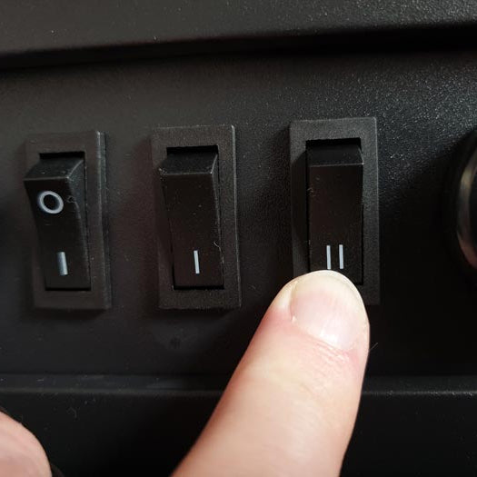 how to reset electric fireplace