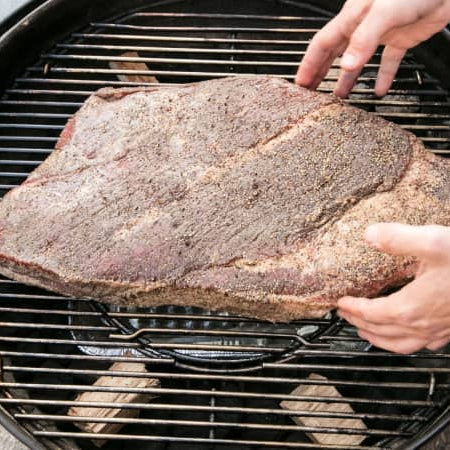 how to smoke a brisket on a charcoal grill