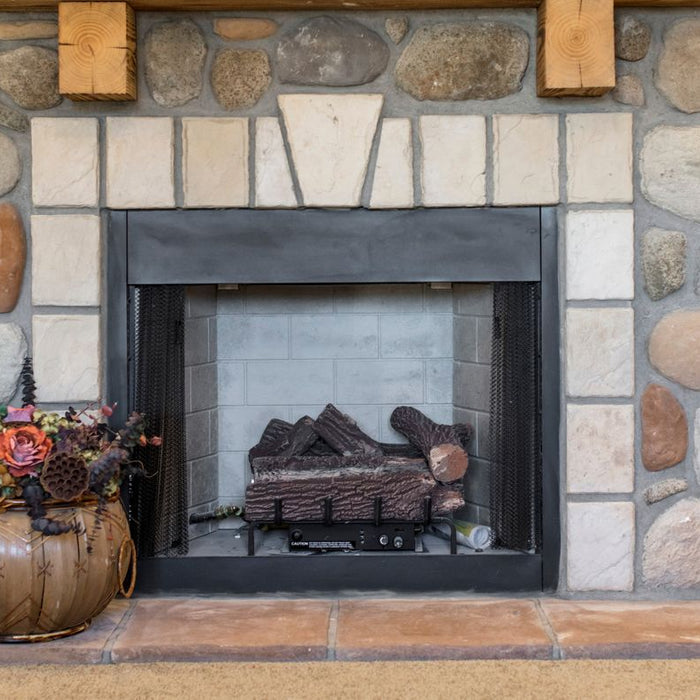 what is a prefab fireplace