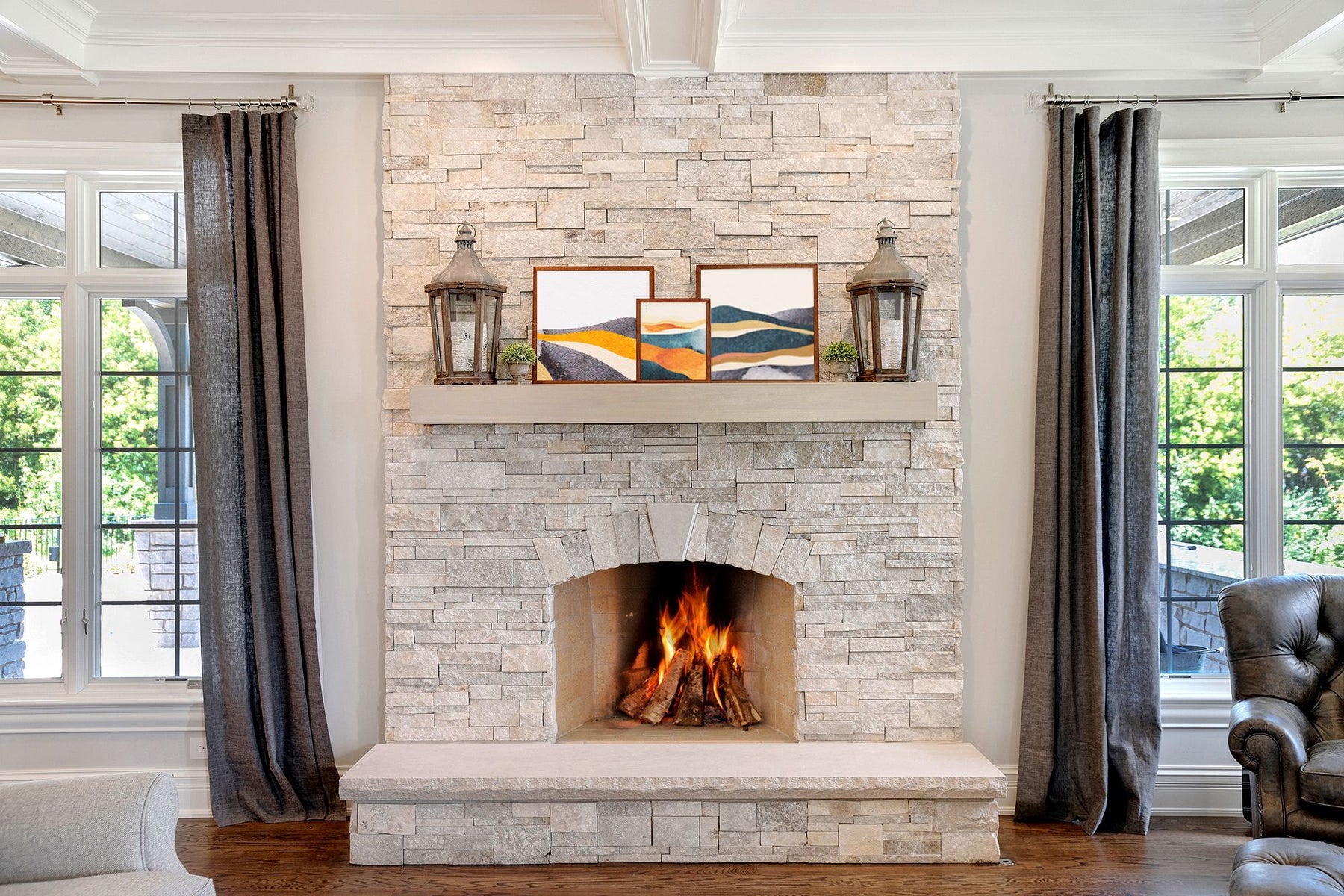 what is a fireplace hearth