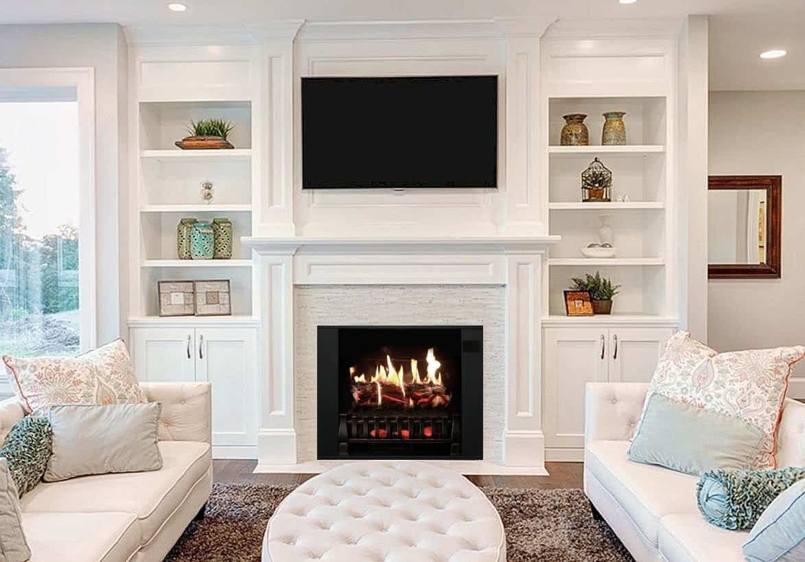 Where to Put TV in Living Room with Fireplace: Best Spots — The Torch Guys, image size:1173x820