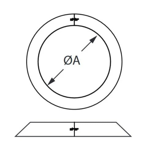 Majestic 14" Dura Vent DuraChimney ll Storm Collar
