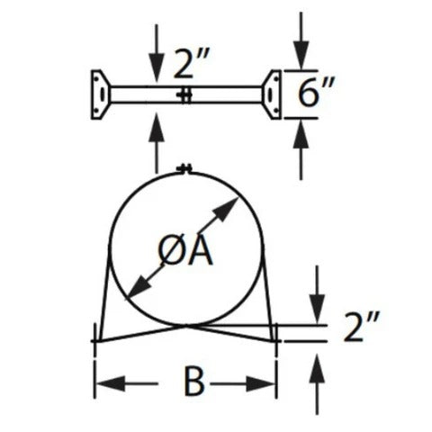 Majestic 14" Dura Vent DuraChimney ll Wall Strap