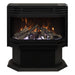 Amantii 26 Lumina Freestanding Modern Electric Stove with 12PCE Oak Media kit plus Clear Fireglass Face Front.jpg