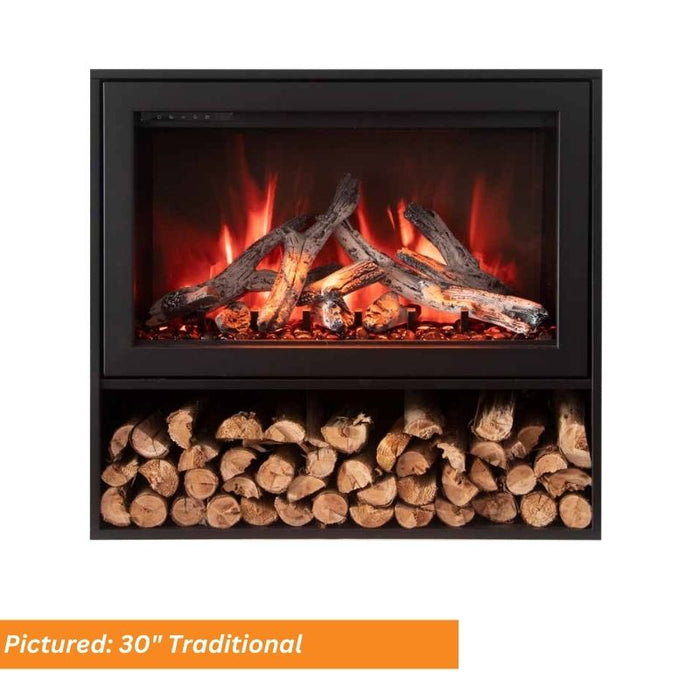 Amantii Free Standing Pedestal Display Electric Fireplace