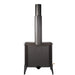 Amantii Lynnwood W76 Cast Iron Wood Burning Stove Reduce Heat Clearance Heat Shield