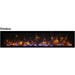 Amantii Panorama Deep 40 Built-In Linear Electric Fireplace Ice or Diamond Media Trimless