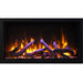 Amantii Panorama Deep & Xtra Tall 88 Built-In Linear Electric Fireplace Rustic