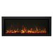 Amantii Panorama Extra Slim 40 Built-In Linear Electric Fireplace REMII 2 MEDIA YELLOW FLAME MG 2171