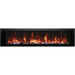 Amantii Panorama Extra Slim 50 Built-In Linear Electric Fireplace Ice Crystal Media