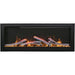 Amantii Symmetry Smart 50 Linear Electric Fireplace Birch Brown Mix Yellow Flame Front Scaled