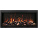 Amantii Symmetry Xtra Tall 42 Built-In Linear Electric Fireplace Rustic