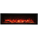 Amantii Symmetry Xtra Tall 60 Built-In Linear Electric Fireplace Wriftwood