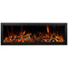 Amantii Symmetry Xtra Tall Bespoke 60 Built-In Linear Electric Fireplace Driftwood