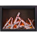 Amantii Traditional Bespoke Built-InInsert Electric Fireplace Brich with pebbles no trim