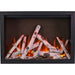 Amantii Traditional Bespoke Smart 33 Built-InInsert Electric Fireplace Brich with pebbles no trim