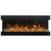 Amantii Tru View XL Extra Tall 88 3 Sided Linear Electric Fireplace Glass Chuck Media Yellow Flame Scaled