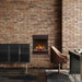 Amantii Cube Lumina Electric Fireplace with 12PCE Oak Media plus Yellow Flame Installed
