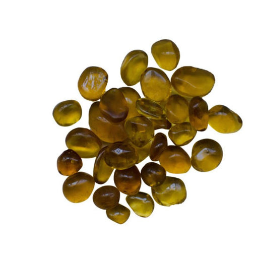 Amber Small Beads Fireglass