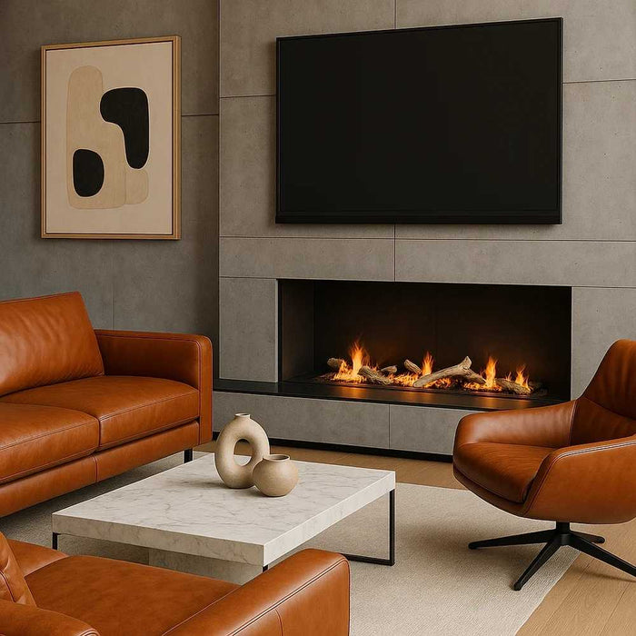 Aquafire 60" Water Vapor Fireplace Insert