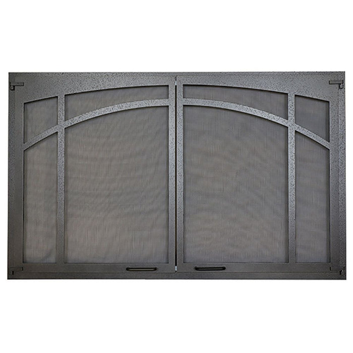 Arched Screen Door, Textured Iron