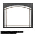 Arched Whitney Front for Napoleon 42" Altitude X plus Burnished Brass Iron Element