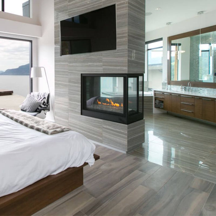 Napoleon Ascent Multi-View Peninsula Direct Vent Gas Fireplace