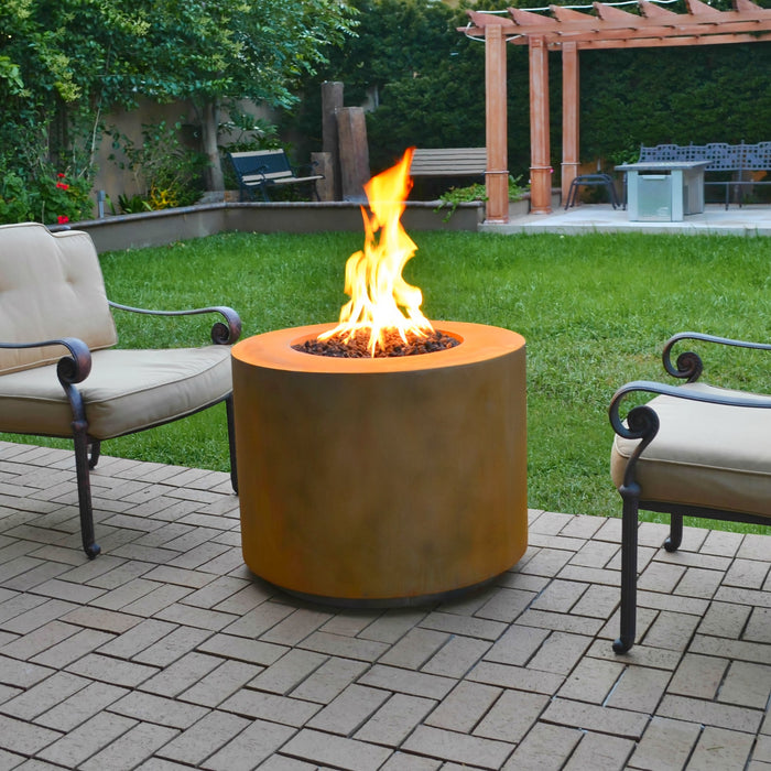 The Outdoor Plus Beverly 42" Fire Pit - Corten Steel