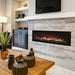 Boulevard 60-inch Direct-Vent Linear Fireplace with Ridgeback Corrugated Liner, and Logs, Rocks and Coils Scaled