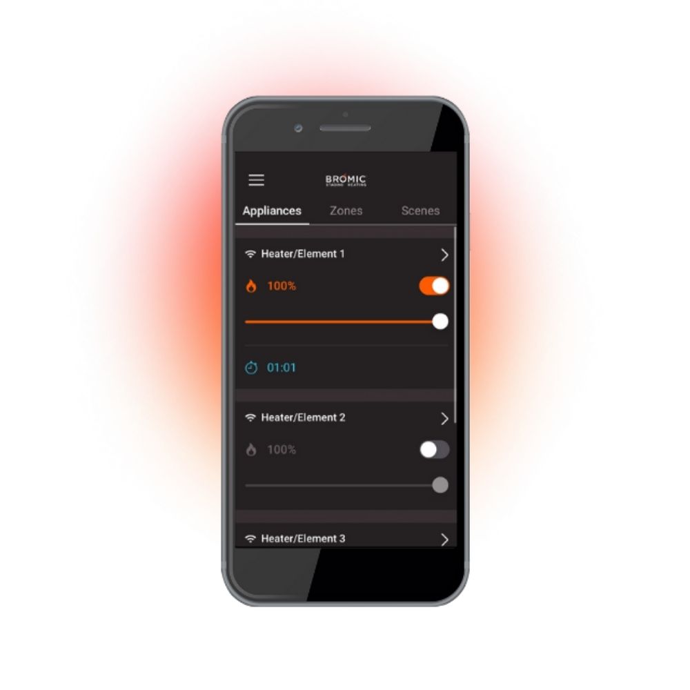 Affinity Remote Control Bromic Affinity Smart Heat Dimmer Control — The Torch Guys
