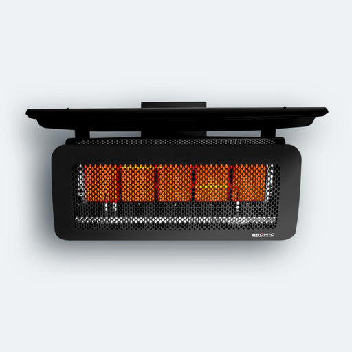 Bromic Tungsten Smart-Heat Gas Patio Heater with Heat Deflector on White Background