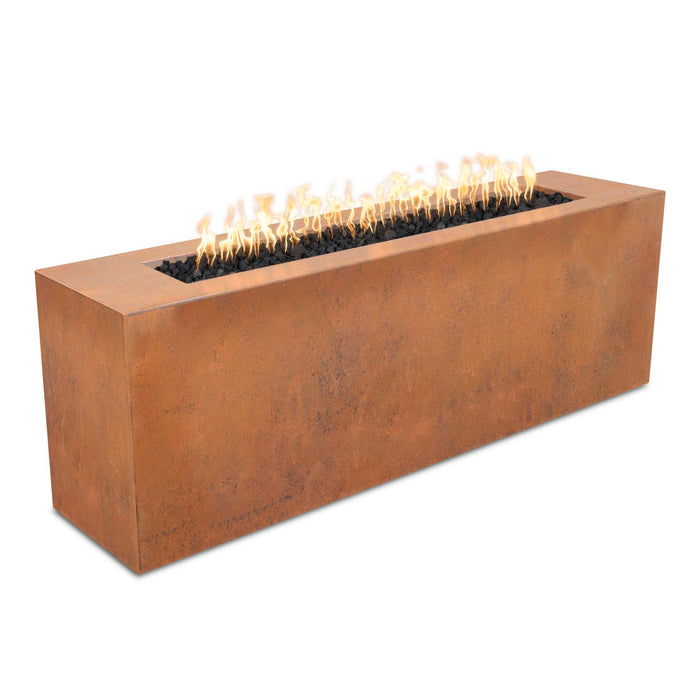 The Outdoor Plus Carmen 72" Fire Pit - 16" Tall - Corten Steel
